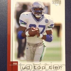 2001 Upper Deck Top Tier #157 Shaun Alexander Football Card